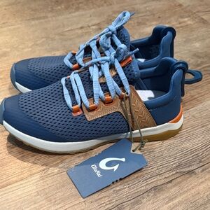 OluKai Wailuku - Blue and Orange Sneakers